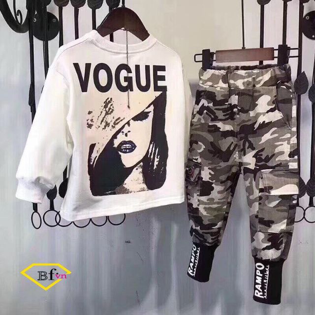 Bộ lính hip hop cho bé yêu