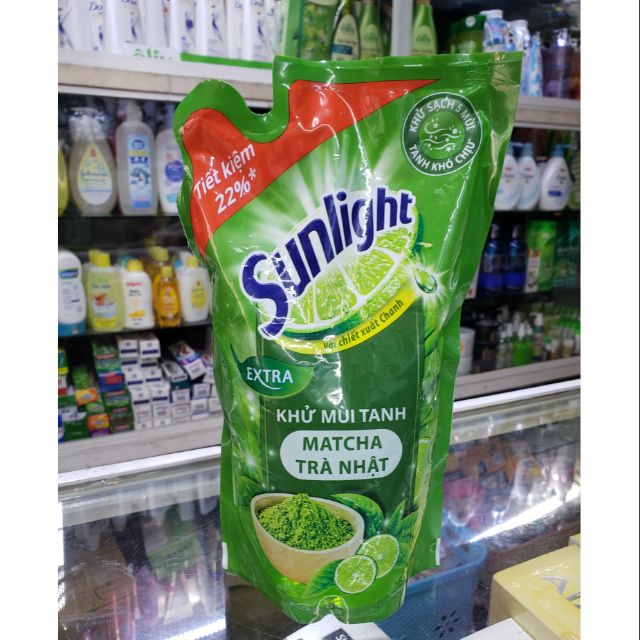 Nước rửa chén Sunlight Trà Xanh Matcha 750g