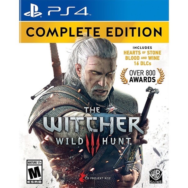 Đĩa game PS4: The Witcher 3 - Wild Hunt (Complete Edition)