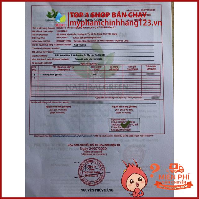 (Hàng mới) Tinh bột cám gạo lứt,bột rửa mặt,kiềm dầu,giảm nhờn  đẹp da, trắng da, thu nhỏ lỗ chân lông,............