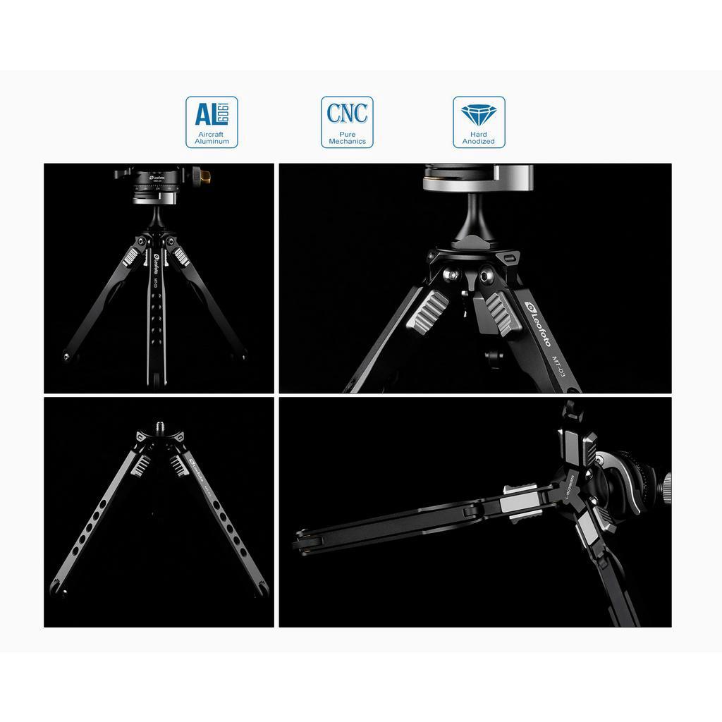 Chân Máy Ảnh Tripod Leofoto Fujifilm MT-03 + MBC-18 - Chân Máy Ảnh Đa Dụng Địa Hình