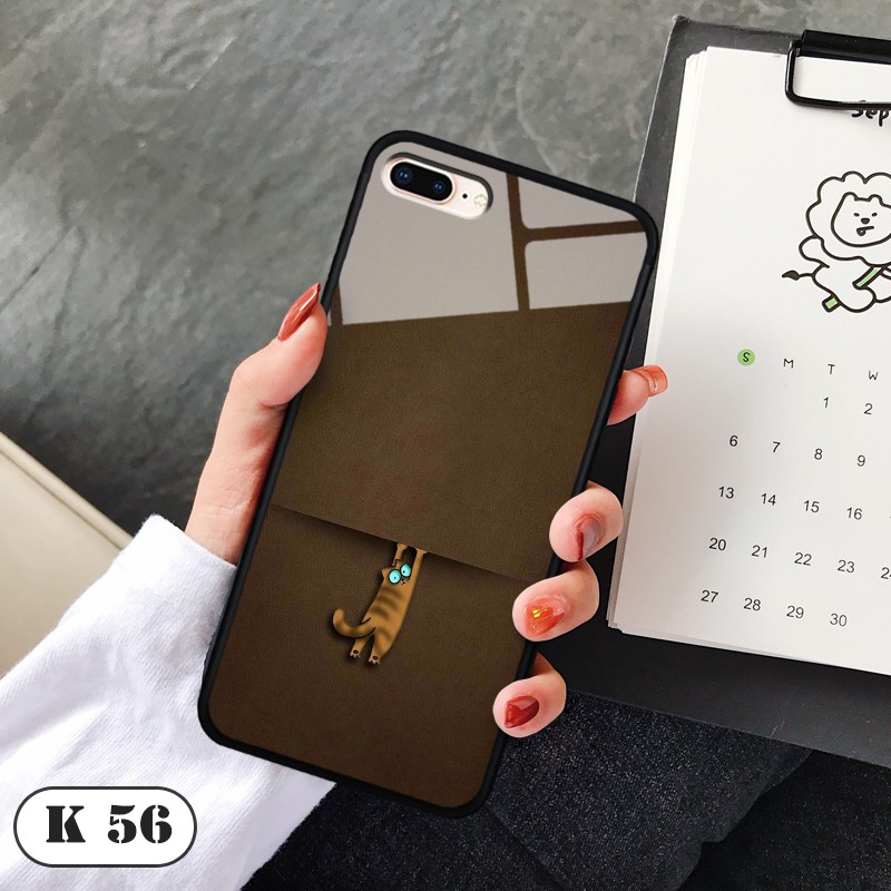 Ốp lưng kính 3D cho IPhone 7-8 Plus