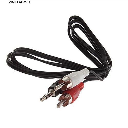 Cáp chuyển đổi âm thanh giắc 3.5mm sang 2 RCA