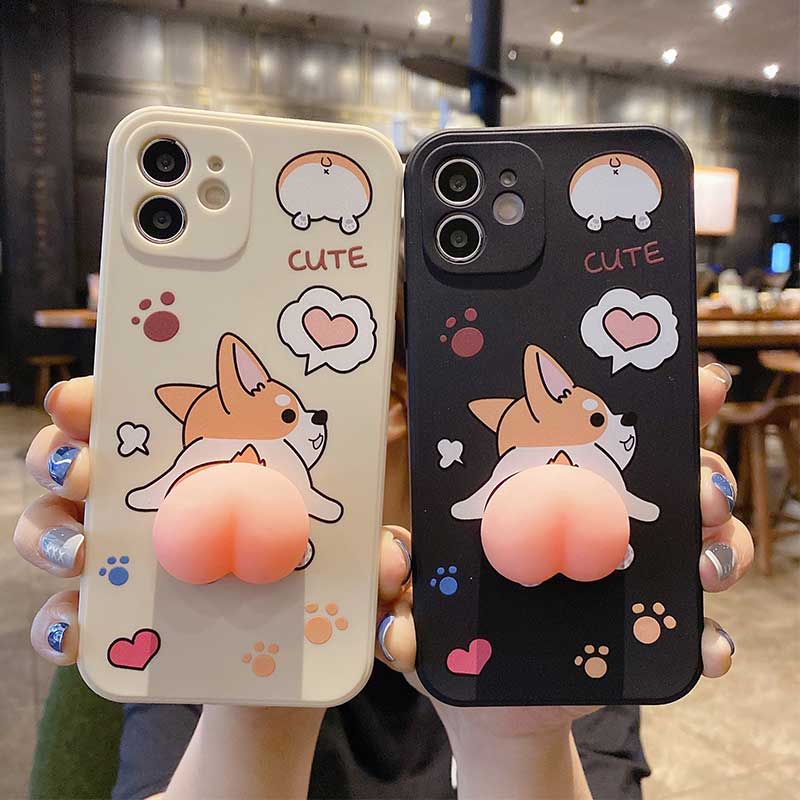Ốp điện thoại họa tiết chú cún Corgi đáng yêu cho Iphone11 12 Pro Max 6 6s 7 8 Plus X Xs Xr Xsmax | BigBuy360 - bigbuy360.vn