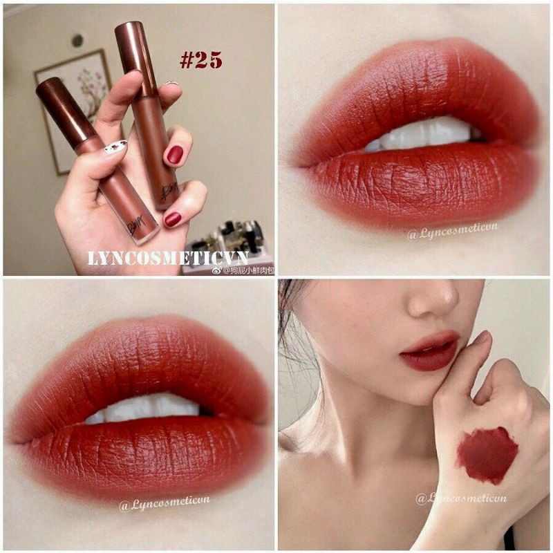 [AUTH] - Son kem lì BBIA Last Velvet Lip Tint màu 25 - Version 5 - Hàn Quốc