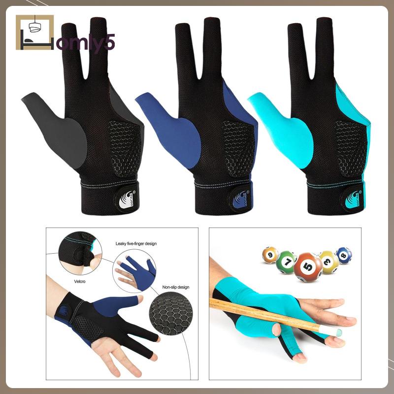 Găng Tay Trái Chơi Bida 3 Ngón Chống Trượt Cho Nam Nữ