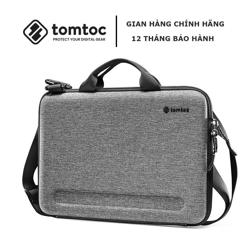 TÚI ĐEO CHÉO CHỐNG VA ĐẬP TOMTOC (USA) EVA FOR MACBOOK PRO 13''/15″/16'' GRAY - HÀNG CHÍNH HÃNG