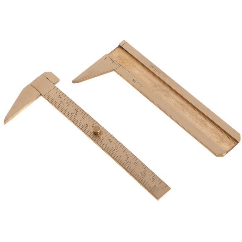 Thước Cặp Cơ Khí Mini Bằng Đồng Thau 80mm / 3.25in