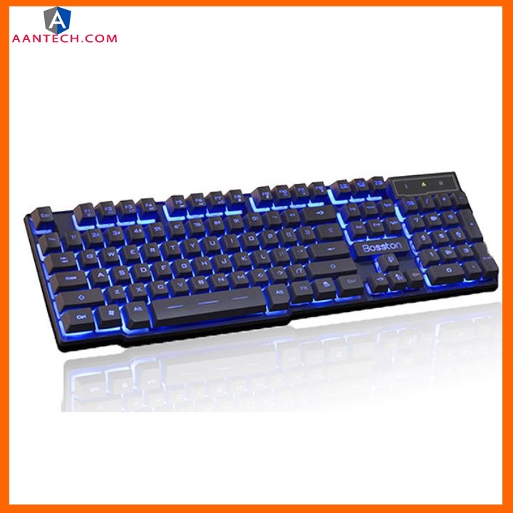 Bàn Phím Máy Tính Gỉa Cơ Bosston 803 Có Dây Gaming Led RGB Keyboard LapTop PC Chơi Chuyên Game