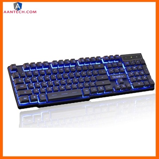 Bàn phím máy tính gỉa cơ bosston 803 có dây gaming led rgb keyboard laptop pc chơi chuyên game