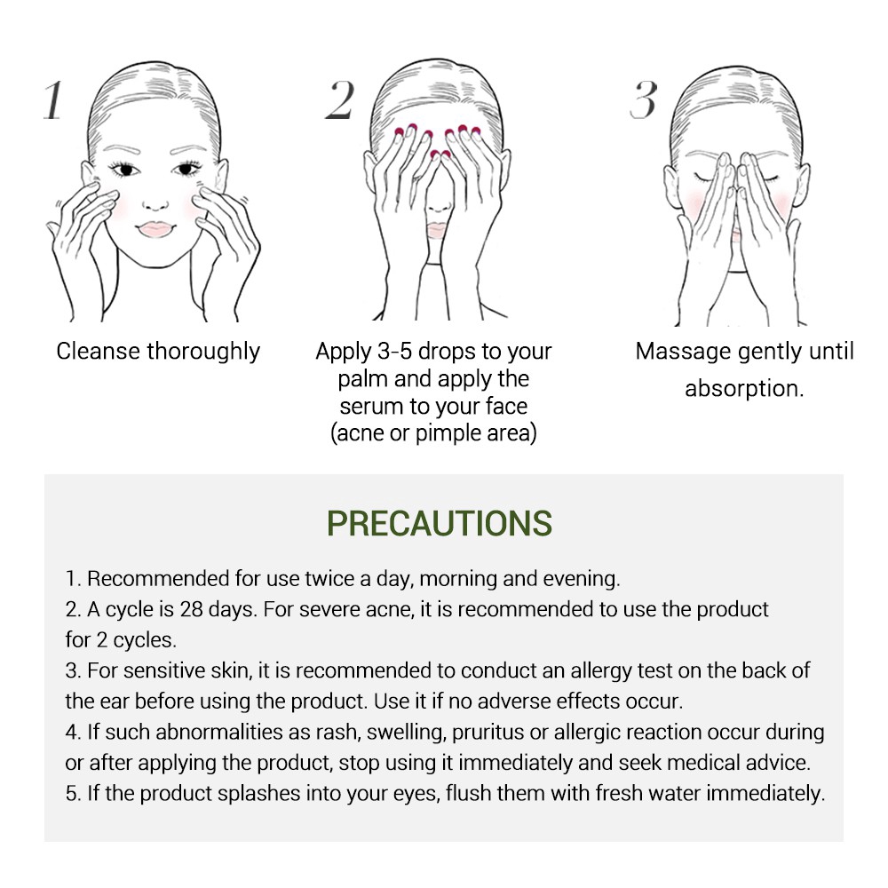 BREYLEE 2Lọ Serum hỗ trợ giảm Mụn 17ml+17ml