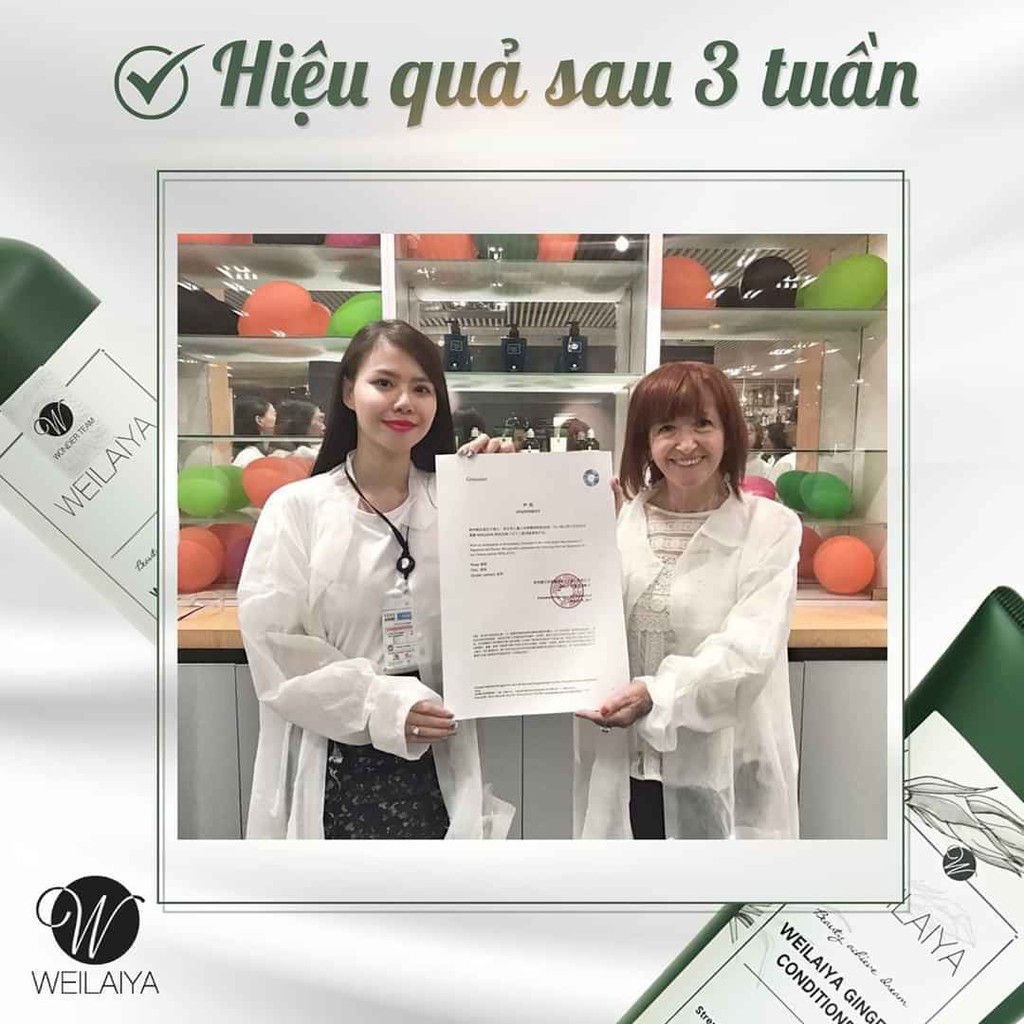 Bộ dầu gội Weilaiya mọc tóc tri rụng tóc tinh chất Gừng và Hà Thủ Ô | BigBuy360 - bigbuy360.vn