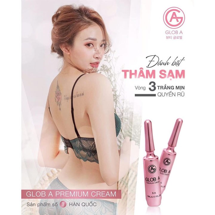 Kem Glob A BA 5ml Hàn Quốc Zuka Beauty xóa khử thâm nách bẹn mông cho vùng da trắng sáng