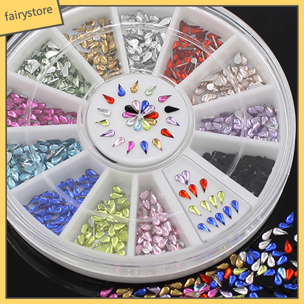 [Hàng mới về] Hộp phụ kiện trang trí móng tay nghệ thuật thủ công