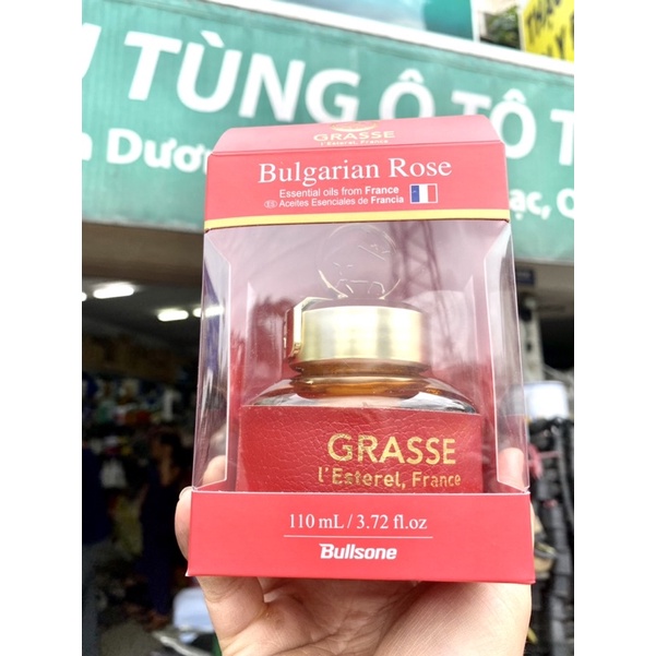 Nước hoa ô tô cao cấp tinh dầu thiên nhiên Pháp - Grasse ( Hương Hoa Hồng )