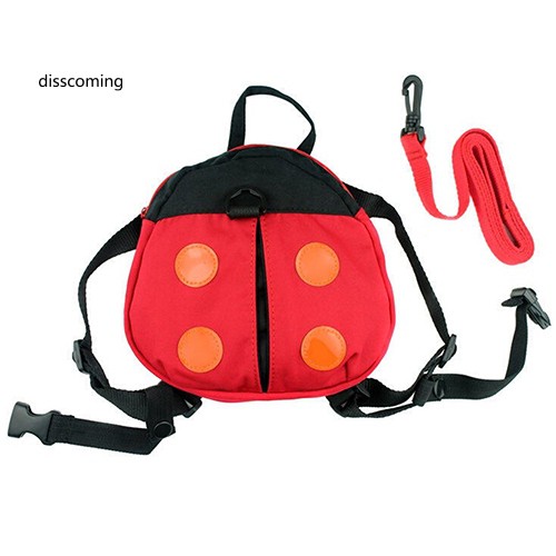 Balo trẻ em hình bọ rùa/dơi có dây dắt an toàn khi đi bộ
