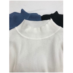 Áo len trắng cổ 3 phân free size hàng sẵn (ảnh thật) | BigBuy360 - bigbuy360.vn