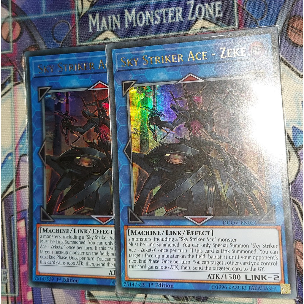 Thẻ Bài Yugioh: Sky Striker Ace - Zeke - DUOV-EN024 - Ultra Rare 1st Edition