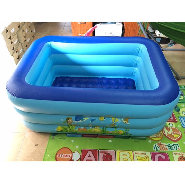 Bể bơi 1m3 kèm bơm điện  .