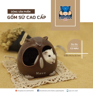 Nhà ngủ sứ cao cấp NAVO cho Hamster