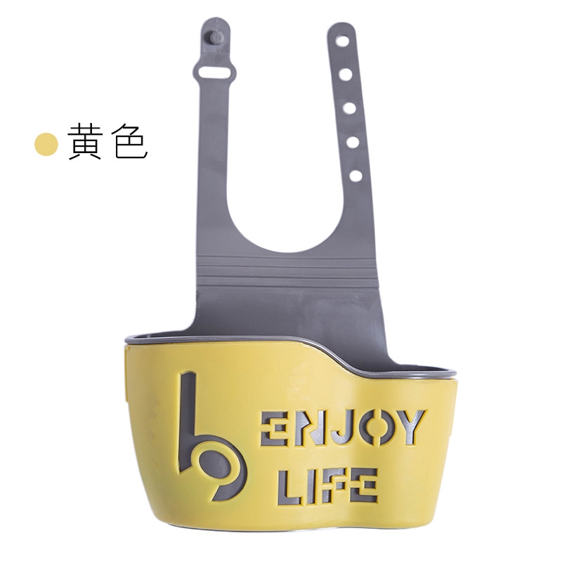 1 Giá Đỡ Xốp Rửa Chén / Xà Phòng Để Ráo Nước Gắn Bồn Rửa Nhà Bếp Màu Sắc Ngẫu Nhiên