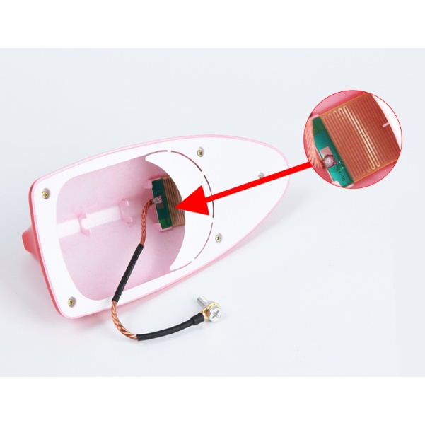 vây cá angten ô tô - Vây cá mập thể thao nắp trên ô tô