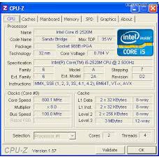 Bộ vi xử lý Intel Core i5-2520M SR048 2.5GHz 3MB Dual-core Mobile CPU Processor Socket G2 988-pin main chạy hm 65 hm67