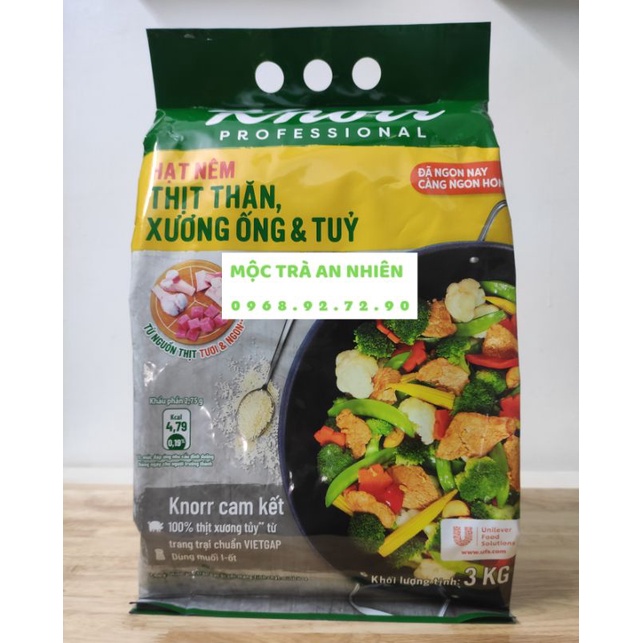 Gia Vị Knorr Súp Nền Thịt Bò Hộp 1.5KG Beef Broth Base