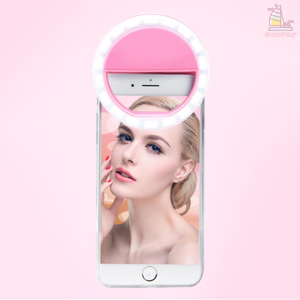 Đèn Led Tròn Kẹp Điện Thoại Hỗ Trợ Chụp Ảnh Selfie | BigBuy360 - bigbuy360.vn