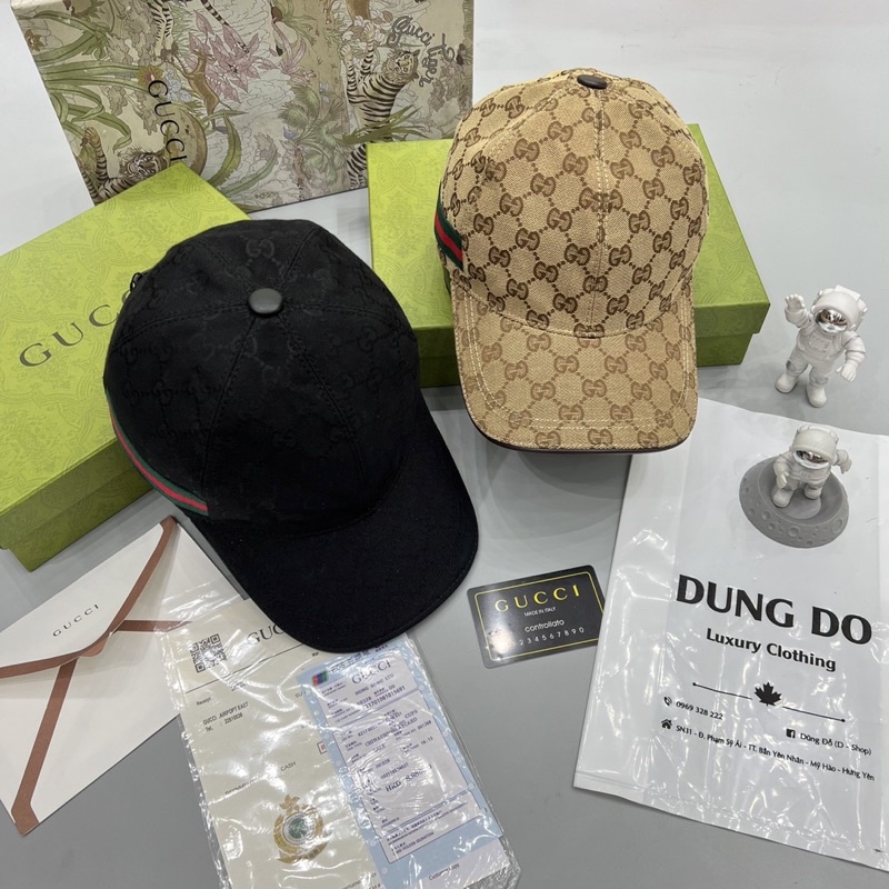 Nón kết gc Mũ lưỡi trai l truyền thống màu đen thời trang nam nữ cao cấp full box hộp (Nón thiết kế) cực đẹp .