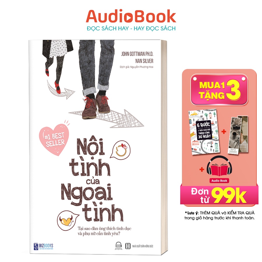 BIZBOOKS - Sách Nội tình của ngoại tình: Tại sao đàn ông thích tình dục và phụ nữ cần tình yêu?