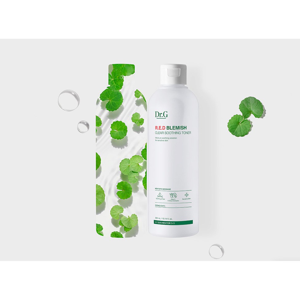 KR Nước Hoa Hồng làm Dịu Da Dr.G, R.E.D Blemish Soothing Toner 200ml