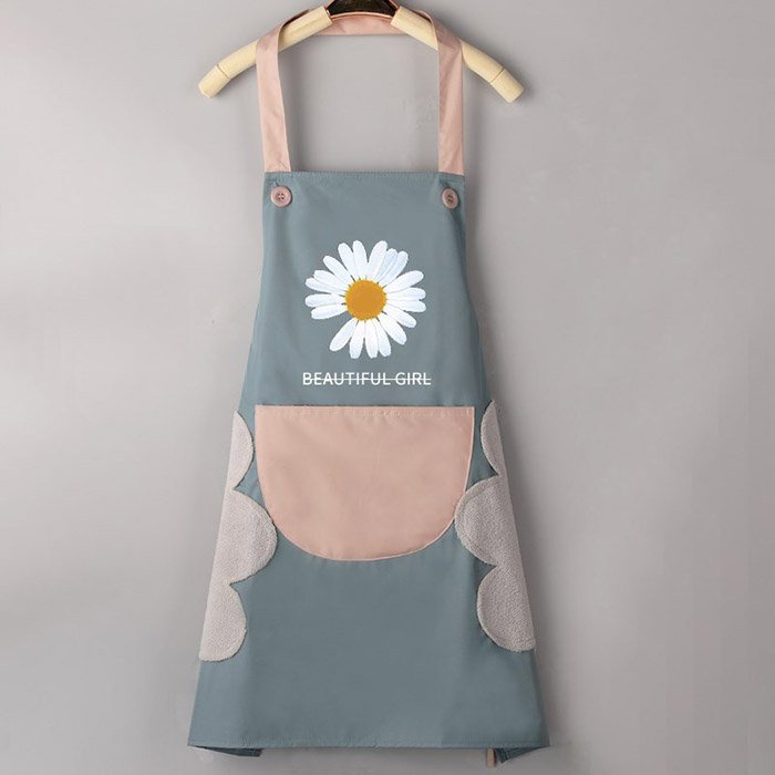 Tạp Dề Hoạ Tiết Thỏ Chống Thấm Nước Có Lau Tay, Tạp Dề Thỏ Cao Cấp - Techzone.vn