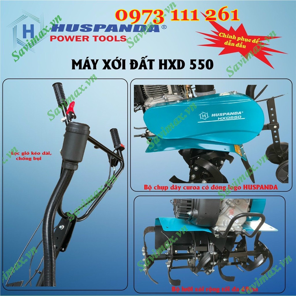 Máy xới đất Huspanda HXD 550