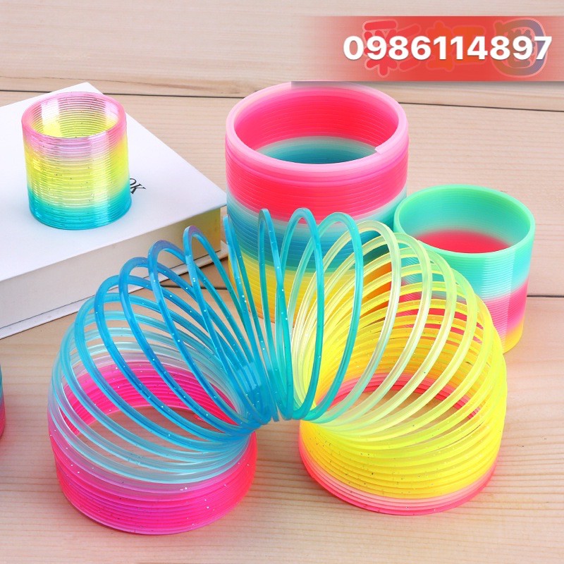 Đồ Chơi Lò Xo Cầu Vồng Ma Thuật đủ kích cỡ
