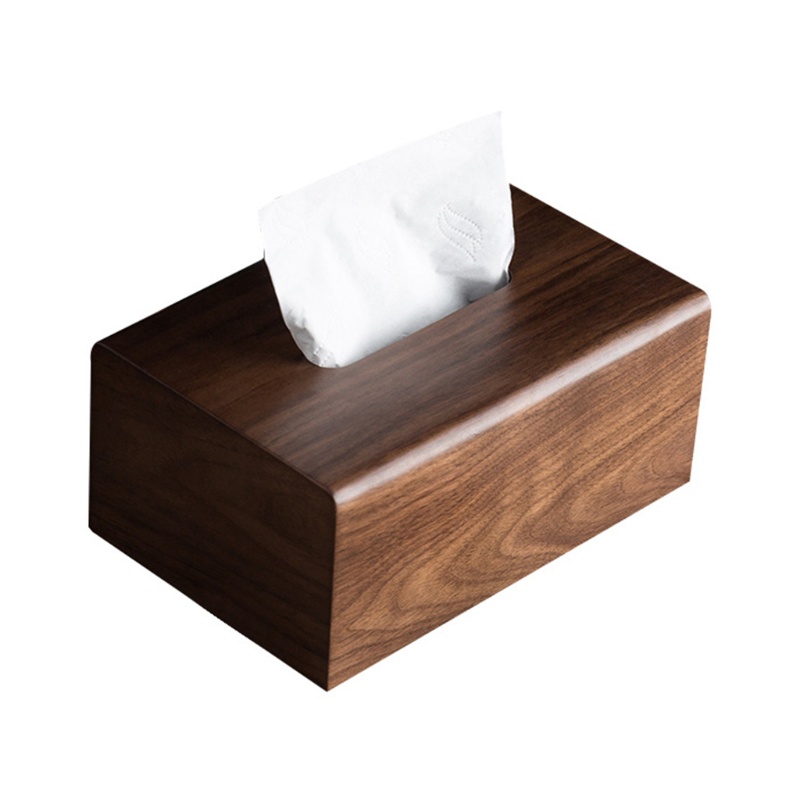 Hộp Đựng Khăn Giấy Bằng Gỗ Óc Chó Có Nắp Đậy Sang Trọng Có Thể Tháo Rời Cho Bàn Cà Phê Phòng Khách