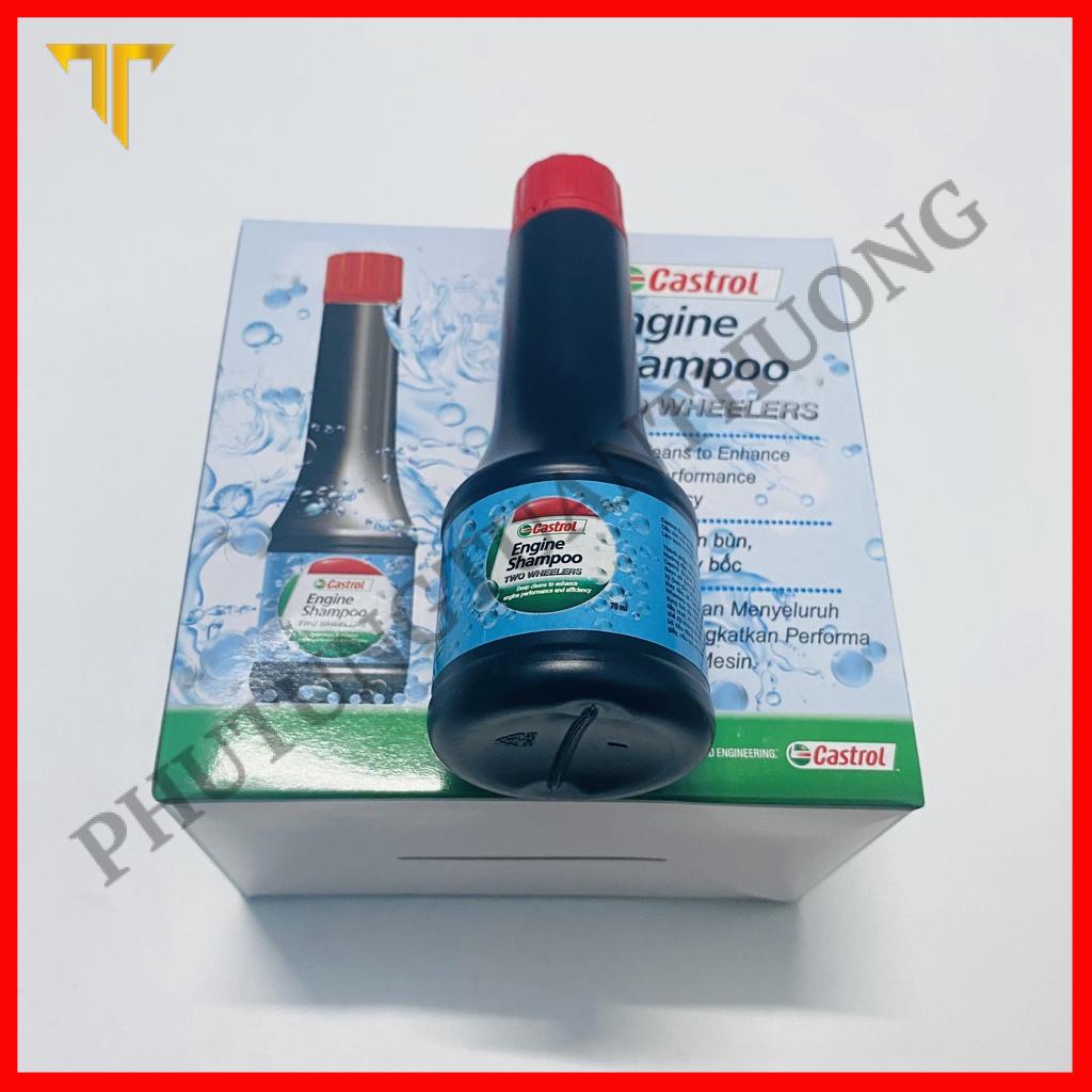 Phụ Gia Súc Rửa Động Cơ Castrol 70ml chính hãng nhập khẩu Thái Lan - Dung Dịch Vệ Sinh Động Cơ Xe Máy Ô Tô