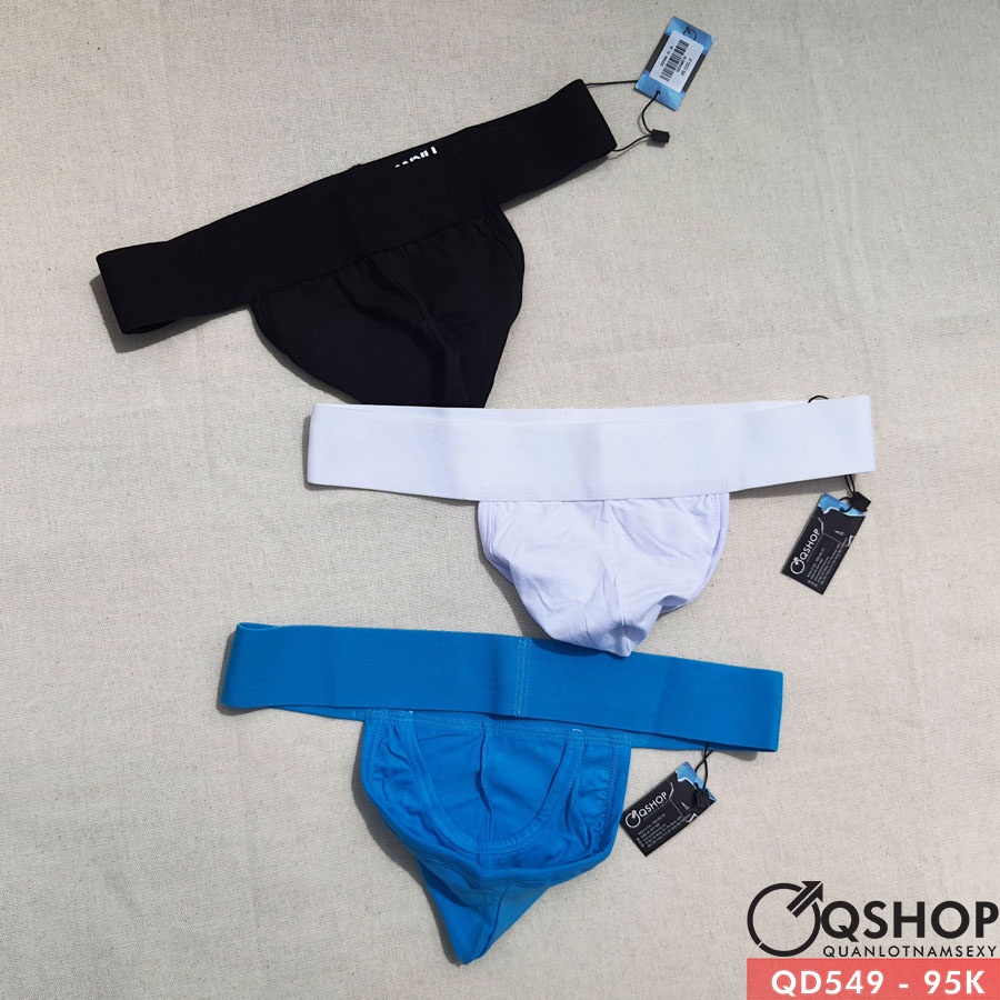 Quần lót dây nam màu trơn thun cotton QSHOP QD549