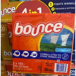 Giấy thơm xả mềm vải Bounce Outdoor fresh Mỹ