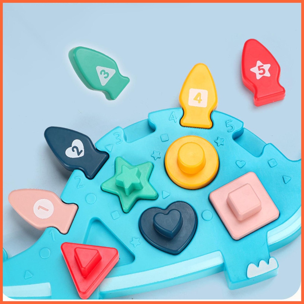 Mô Tơ Khủng Long Đồ Chơi Giáo Dục Montessori Cho Bé