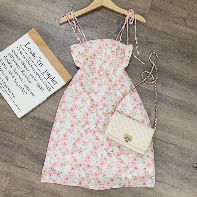 Váy hoa nhí 2 dây có lót ngực 🌸