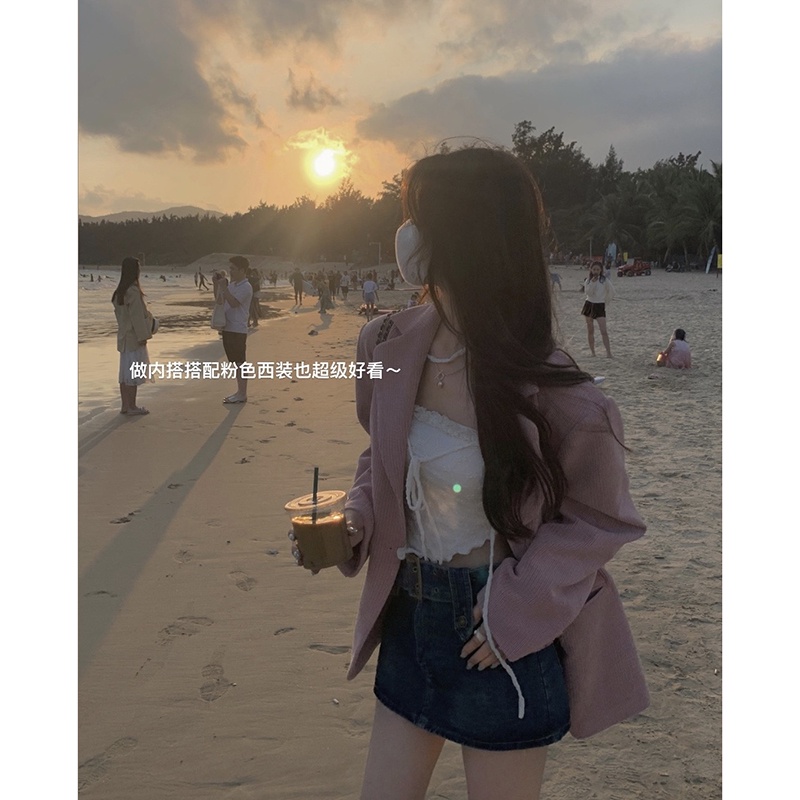 Set Áo Khoác Cardigan + Áo Không Tay Thời Trang Dành Cho Nữ