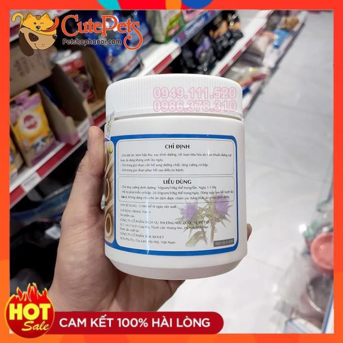 Bột khoáng dinh dưỡng Chibi Powder 400g Hỗ trợ tăng tiêu hóa, tăng hấp thu, tăng cơ vận động cho chó - CutePets