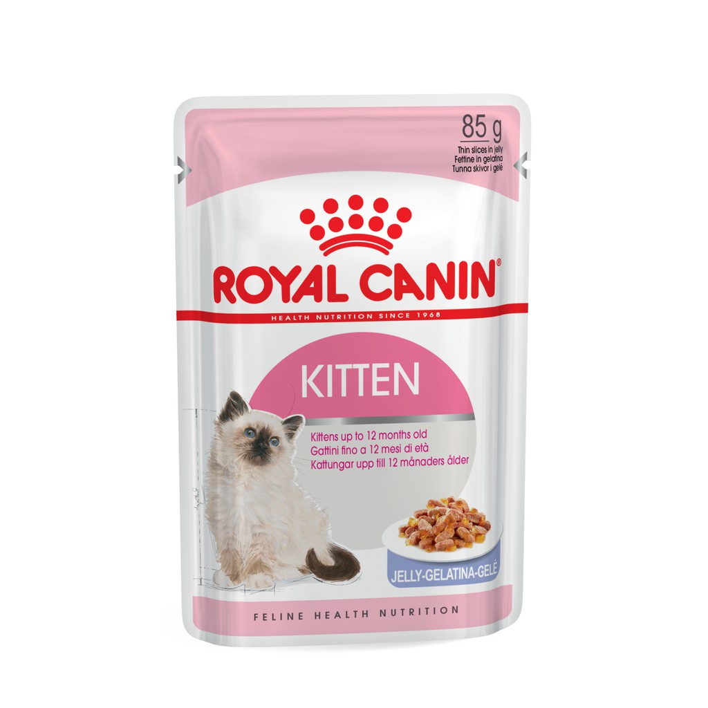 súp pate royal canin kitten dành cho mèo con 85gr (gravy - loaf - jelly )