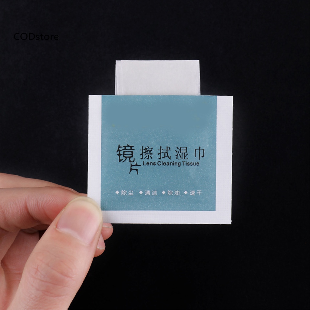 Hộp 100 Khăn Lau Kính Mắt Dùng Một Lần Tiện Dụng