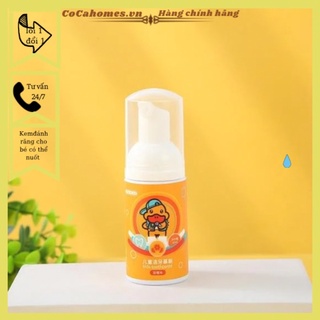 Kem đánh răng tạo bọt cho bé an toàn khi bé nuốt hãng G.Duck