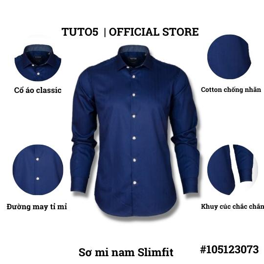 Áo sơ mi nam dài tay công sở trơn TUTO5 thời trang cao cấp chất đẹp Slimfit Shirt kháng khuẩn khử mùi tốt, ít nhăn.