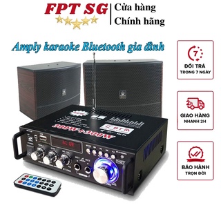 Amply Karaoke mini, Amly Mini Bluetooth BT-298A  hàng cao cấp loại 1 (cổng 12v,220v) - Bảo hành 12 tháng 1 ĐỔI 1