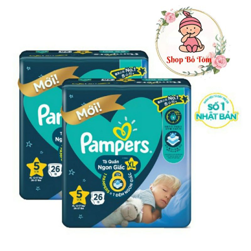 Tã Quần Ngon Giấc Pampers L30/XL26/XXL22