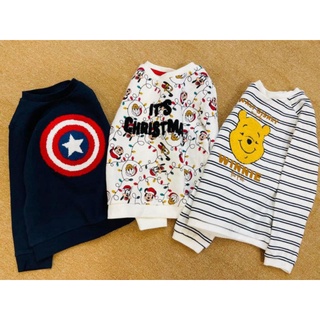 COMBO 2 ÁO NỈ HOẠT HÌNH CHO BÉ